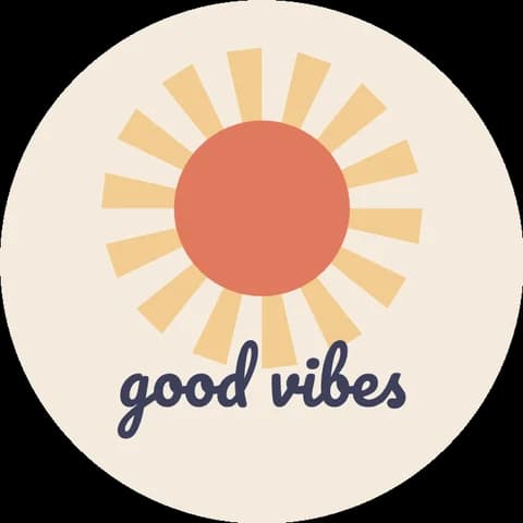 “Minimal sun” button template