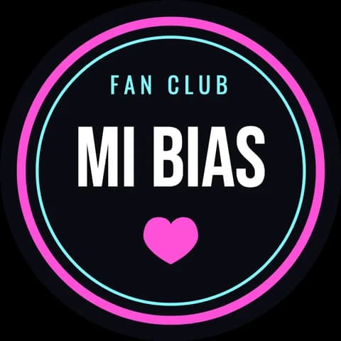 Plantilla de chapita «Mi bias»